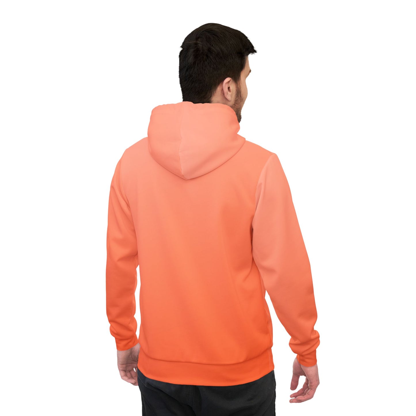 Unisex Athletic Hoodie (AOP)/Awakened/Baby Orange/Bible Scripture/Rectangle