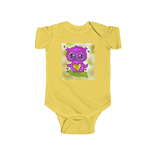 Infant Fine Jersey Bodysuit/I am Owl about you/Valentines Day