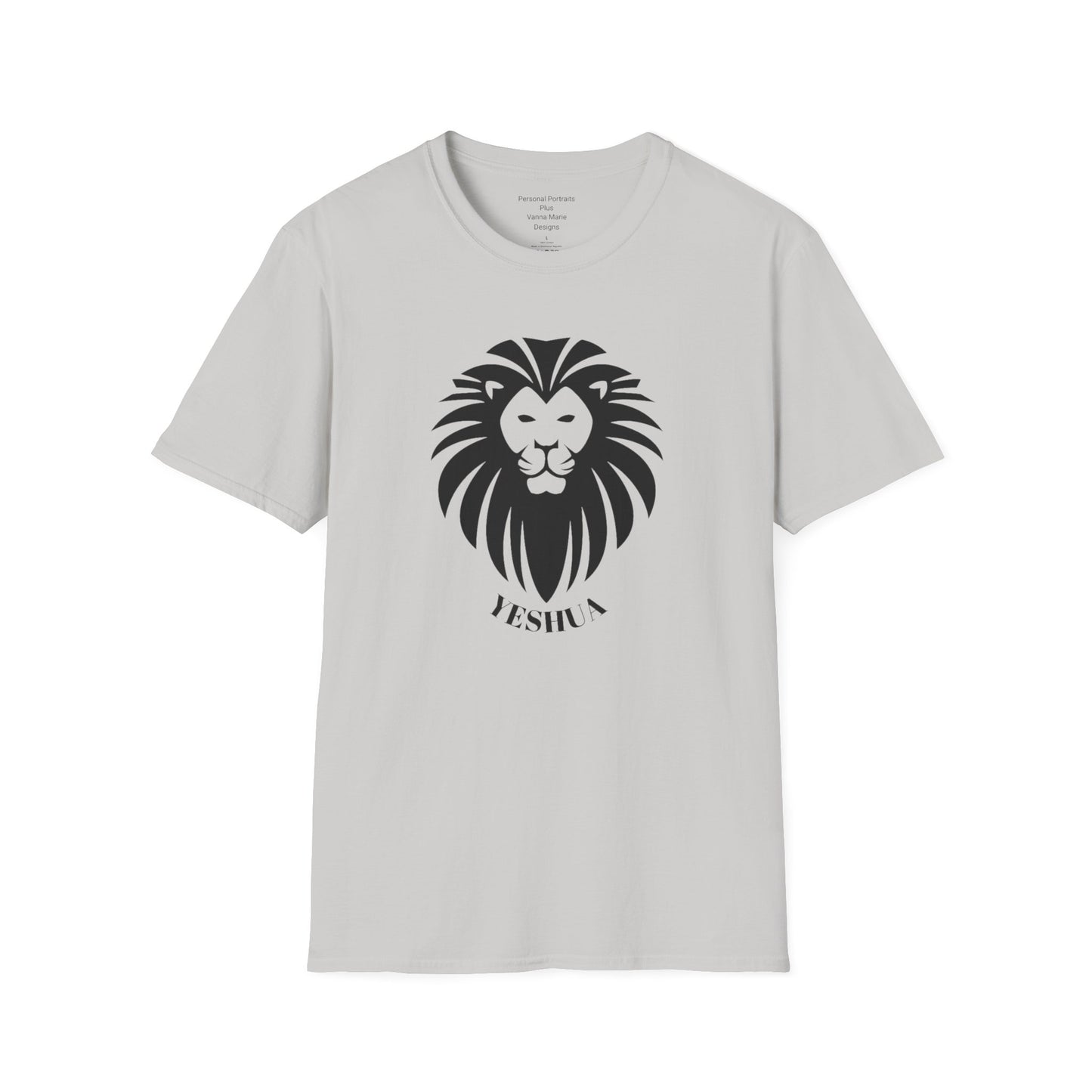 Unisex Softstyle T-Shirt/Yeshua Lion/Black