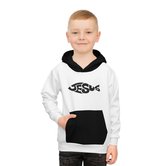 Children's Hoodie (AOP)/Jesus Fish