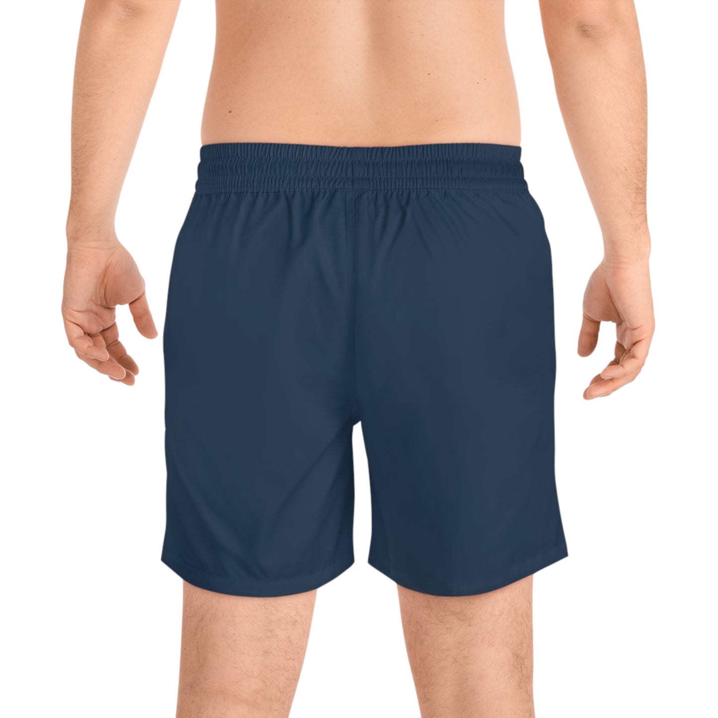 Men's Mid-Length Swim Shorts (AOP)/American/R/W/B