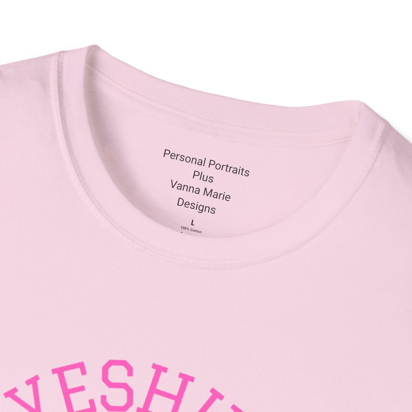 Unisex Softstyle T-Shirt/Yeshua/Pink/Lion