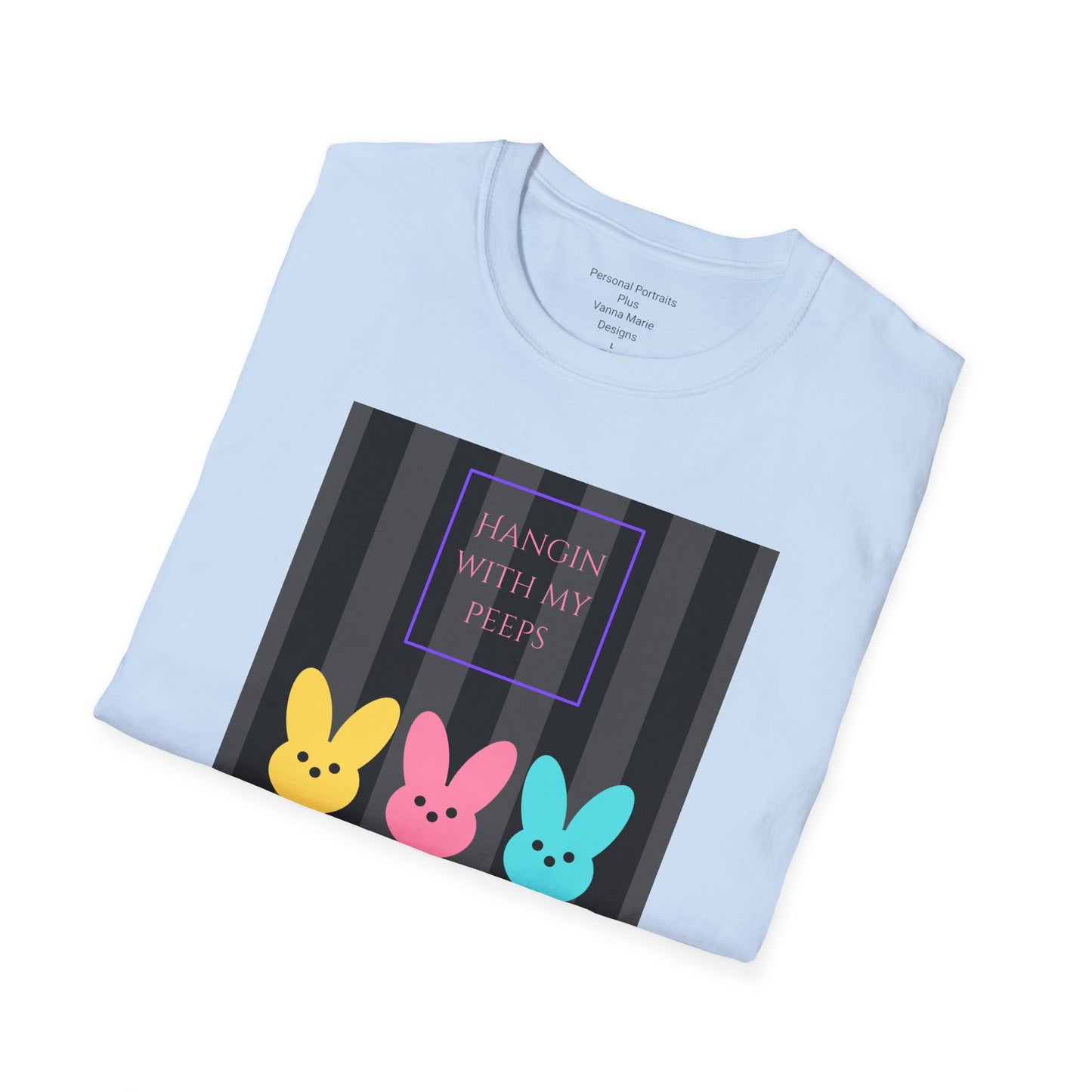 Unisex Softstyle T-Shirt/Easter/Hanging with my Peeps