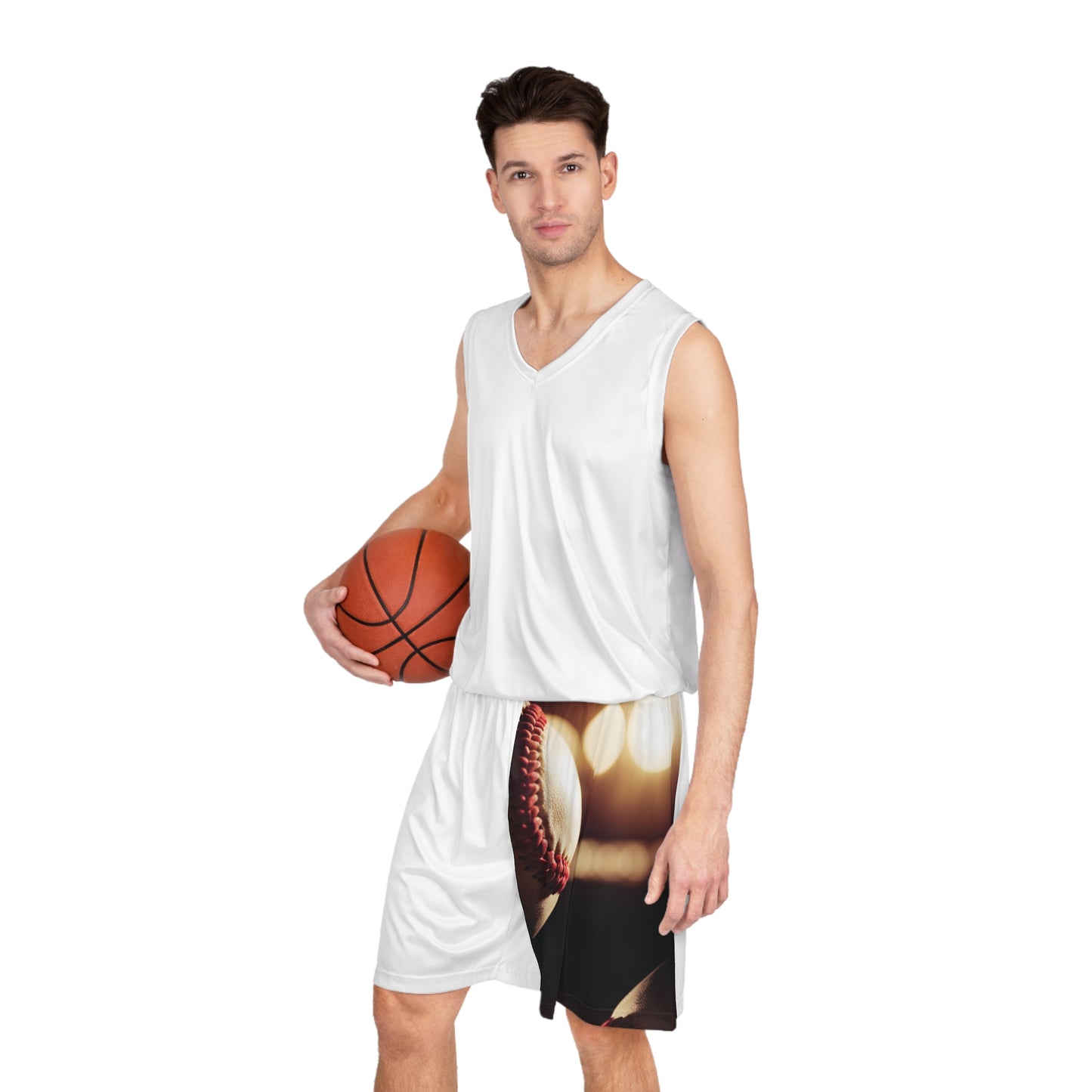 Basketball Shorts (AOP)/Baseball Print