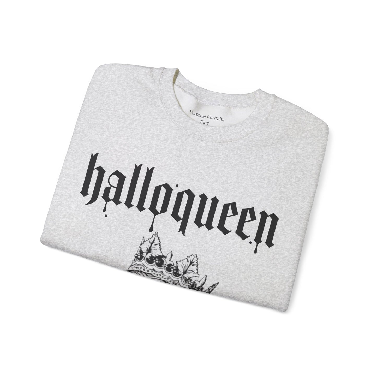 Womans Heavy Blend™ Crewneck Sweatshirt/Halloqueen/Skull