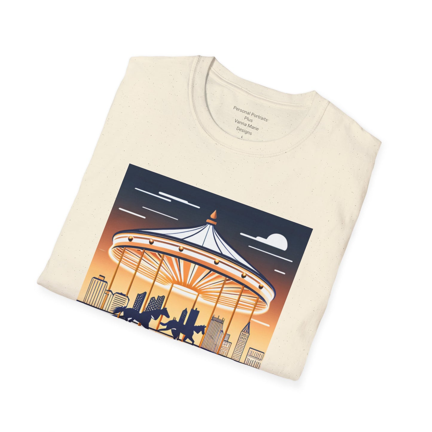 Unisex Softstyle T-Shirt/Carousel 1/Digital Art