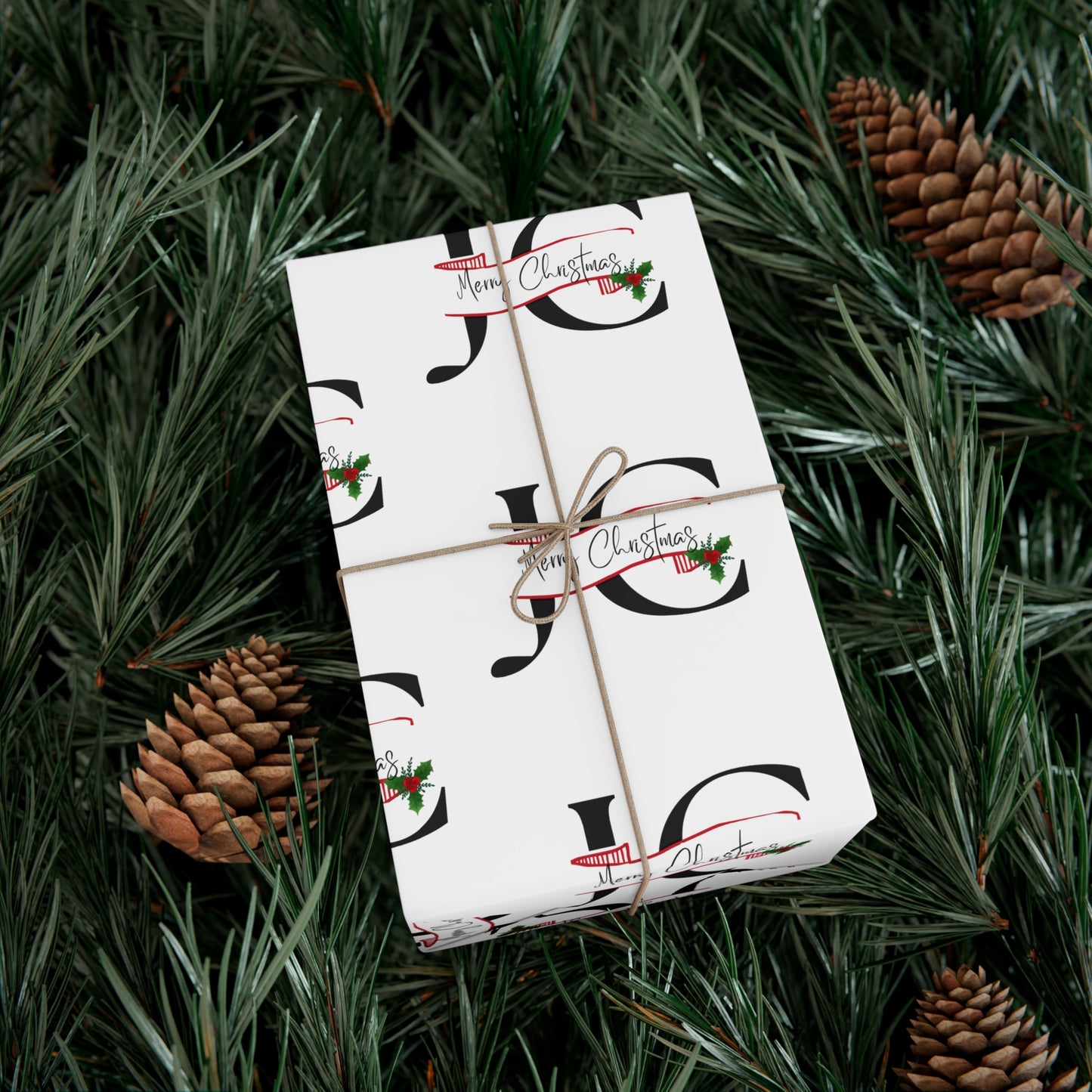 Holiday Gift Wrap Papers /JC/Merry Christmas