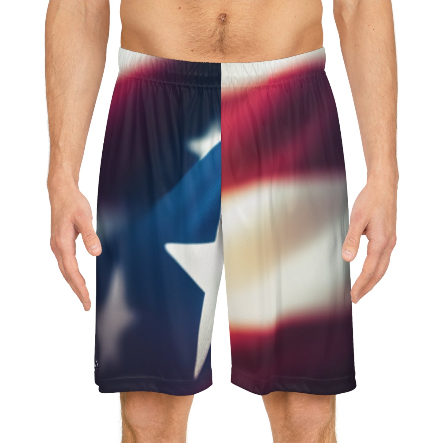 Basketball Shorts (AOP)/American Flag Print