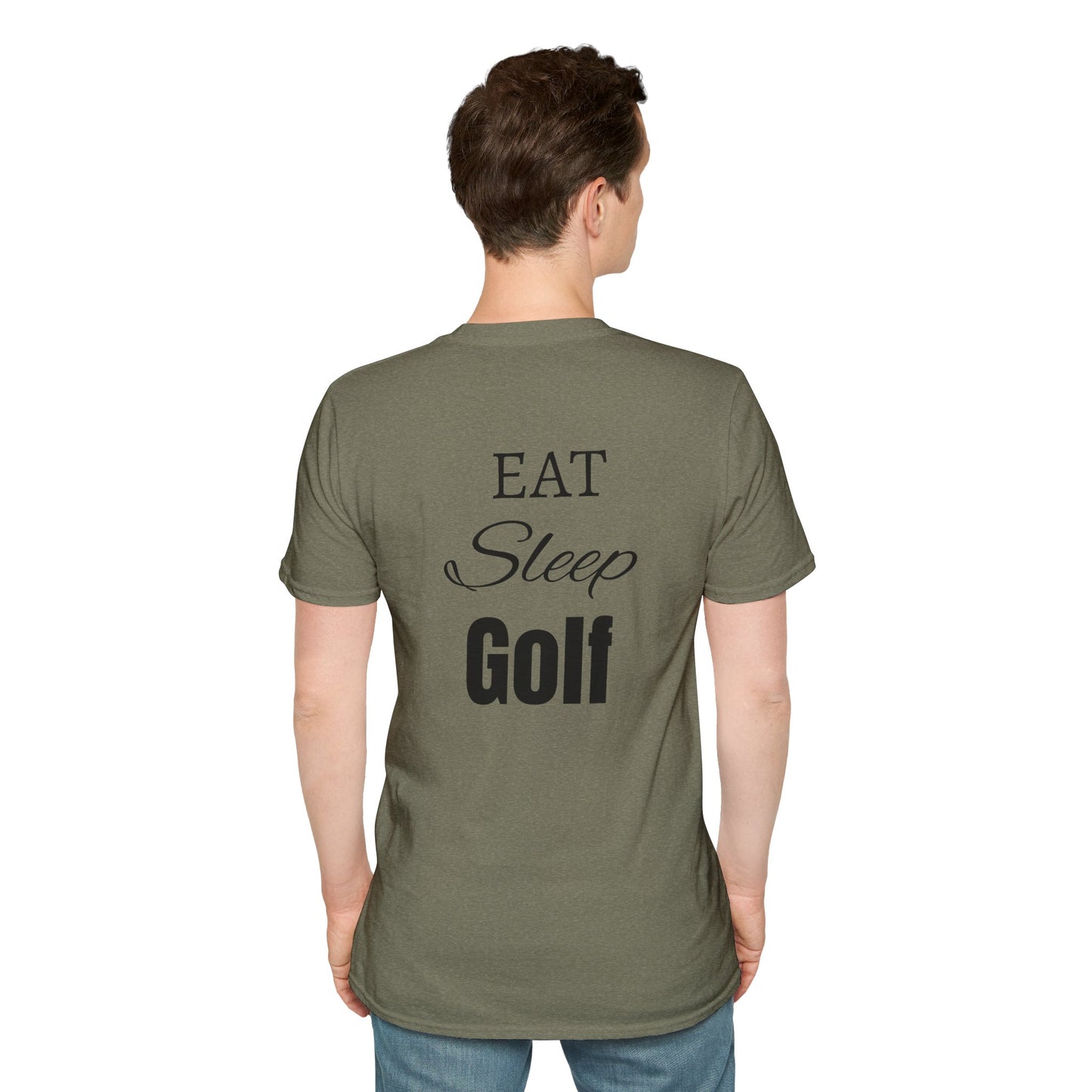 Unisex Softstyle T-Shirt/  Eat, Sleep, Golf