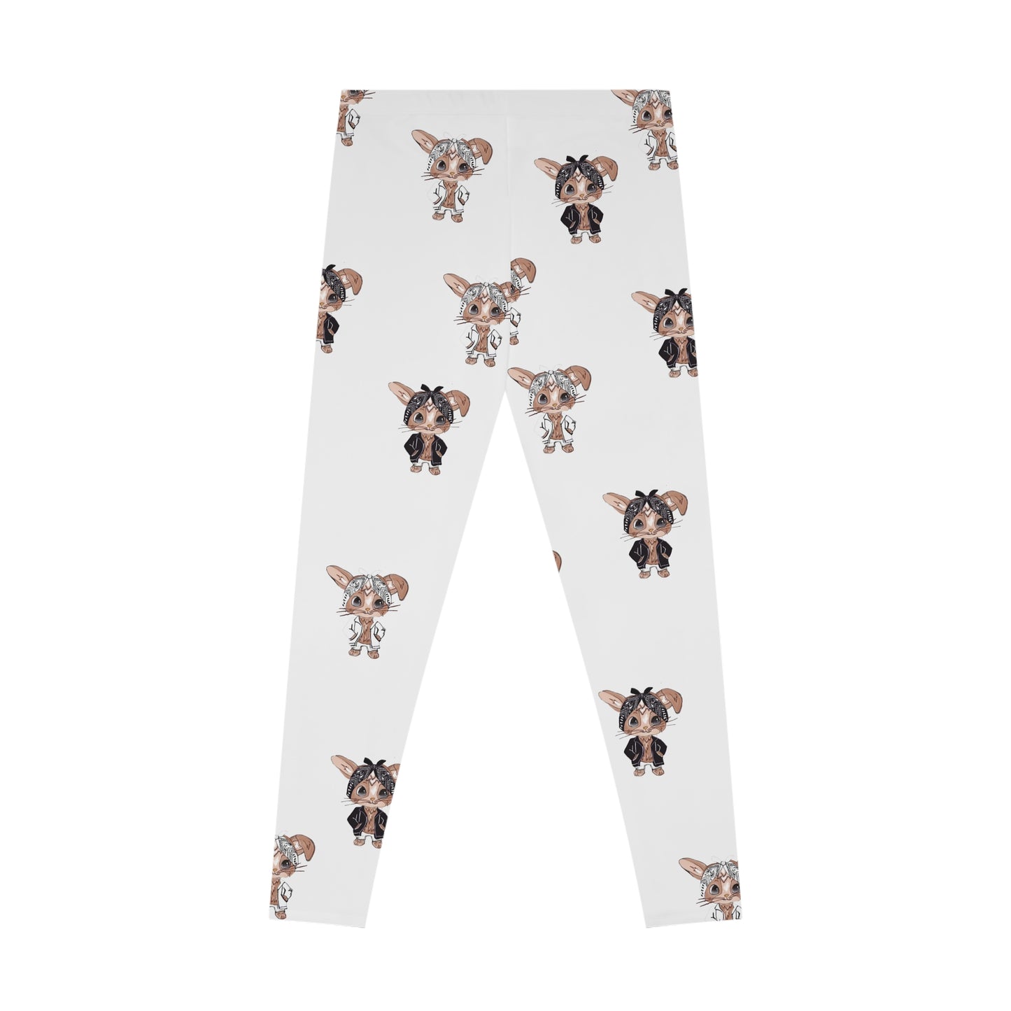 Woman's Stretchy Leggings (AOP)/Bandana Bunnies/BL/W