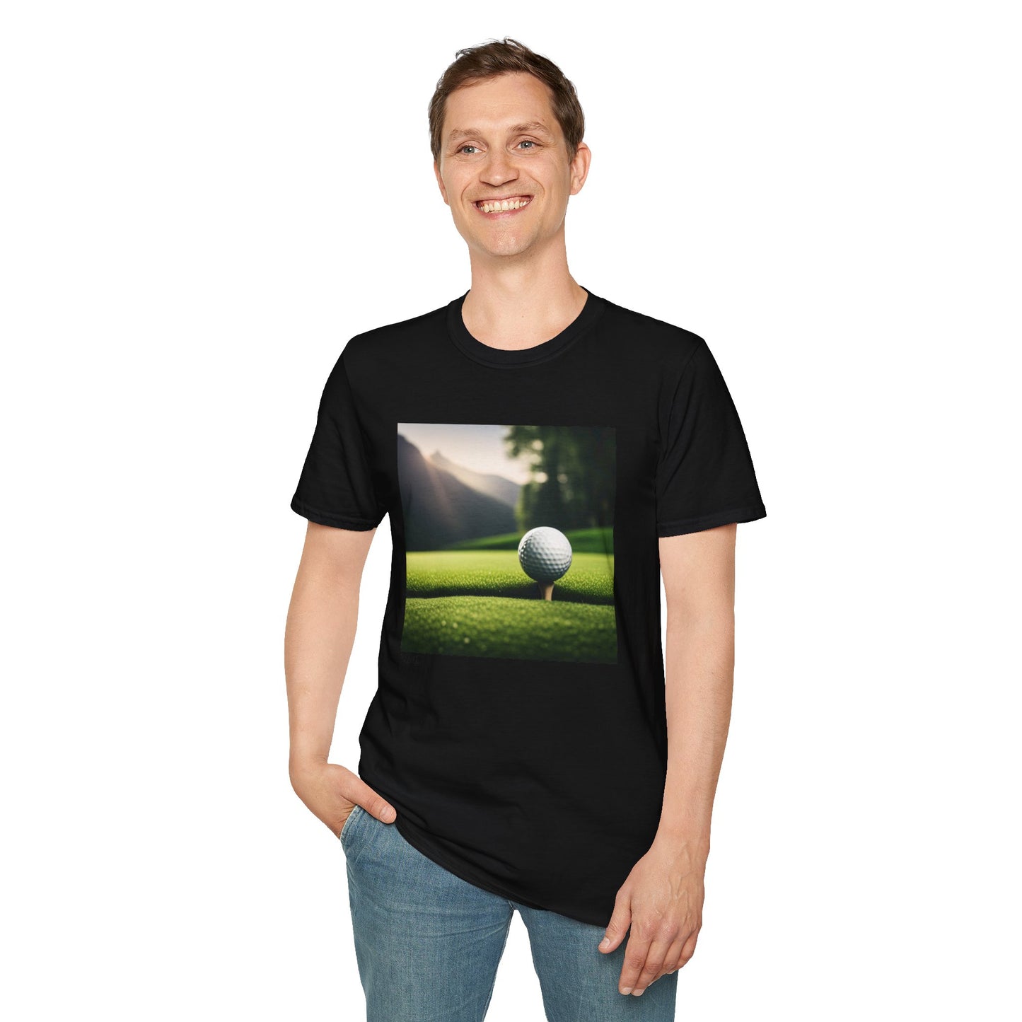 Unisex Softstyle T-Shirt/  Eat, Sleep, Golf