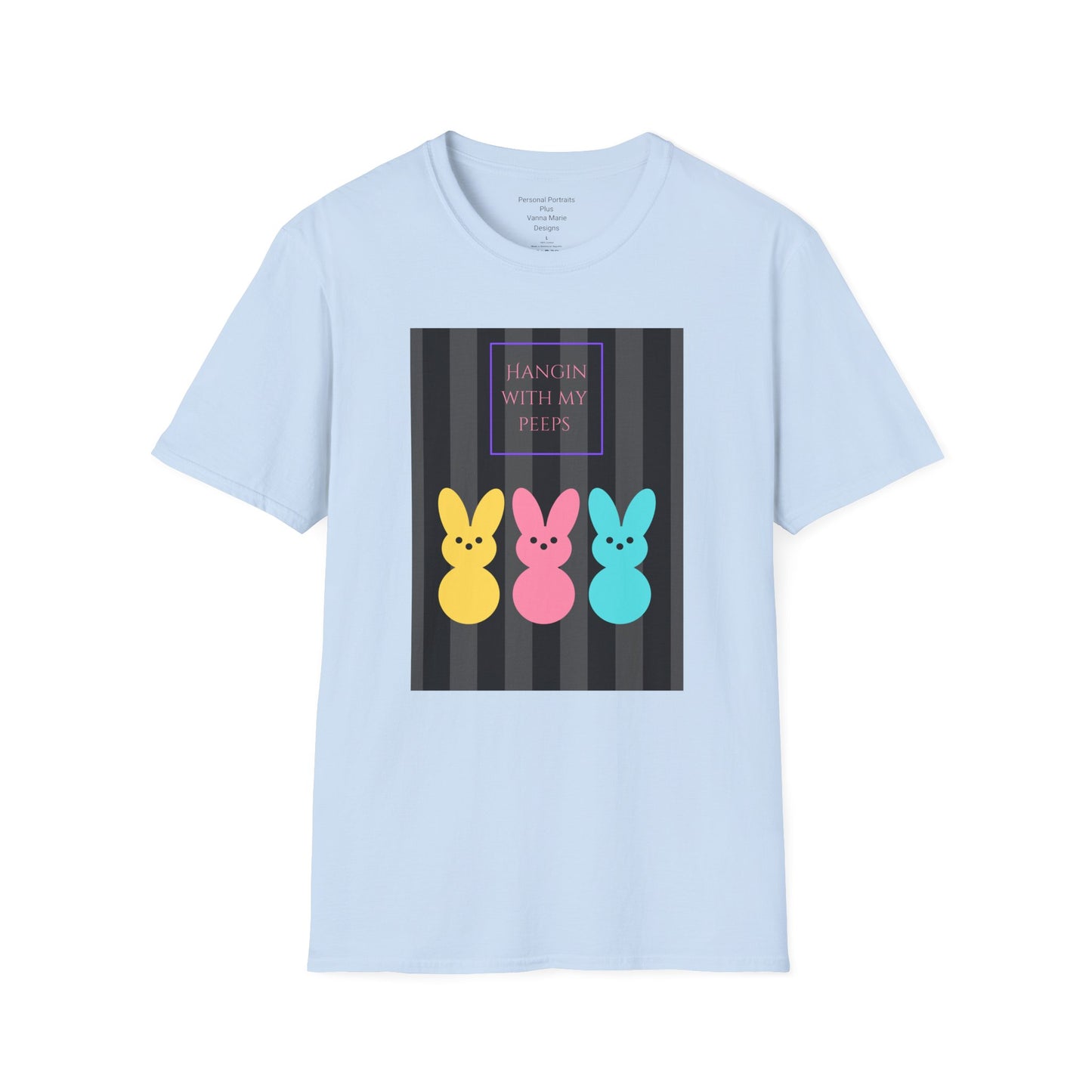 Unisex Softstyle T-Shirt/Easter/Hanging with my Peeps