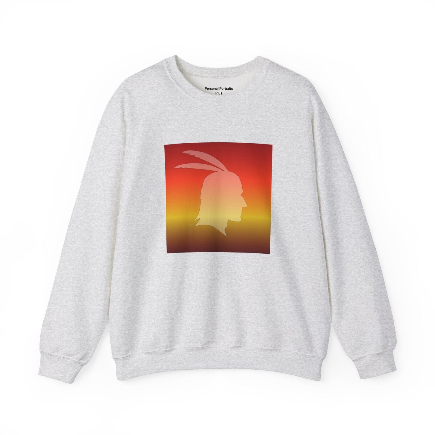 Unisex Heavy Blend™ Crewneck Sweatshirt/Native American/Fall Gradient