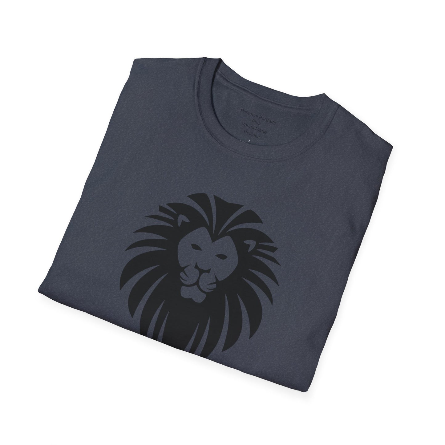 Unisex Softstyle T-Shirt/Yeshua Lion/Black