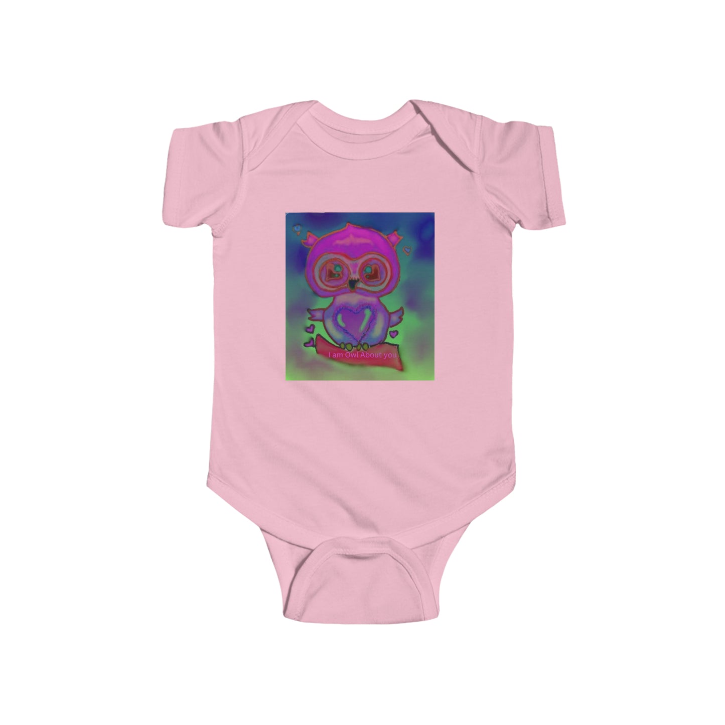 Infant Fine Jersey Bodysuit/I am Owl about you/Valentines Day