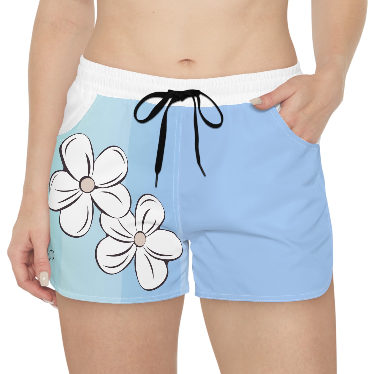 Women's Casual Shorts (AOP)/Pastel/Flowers