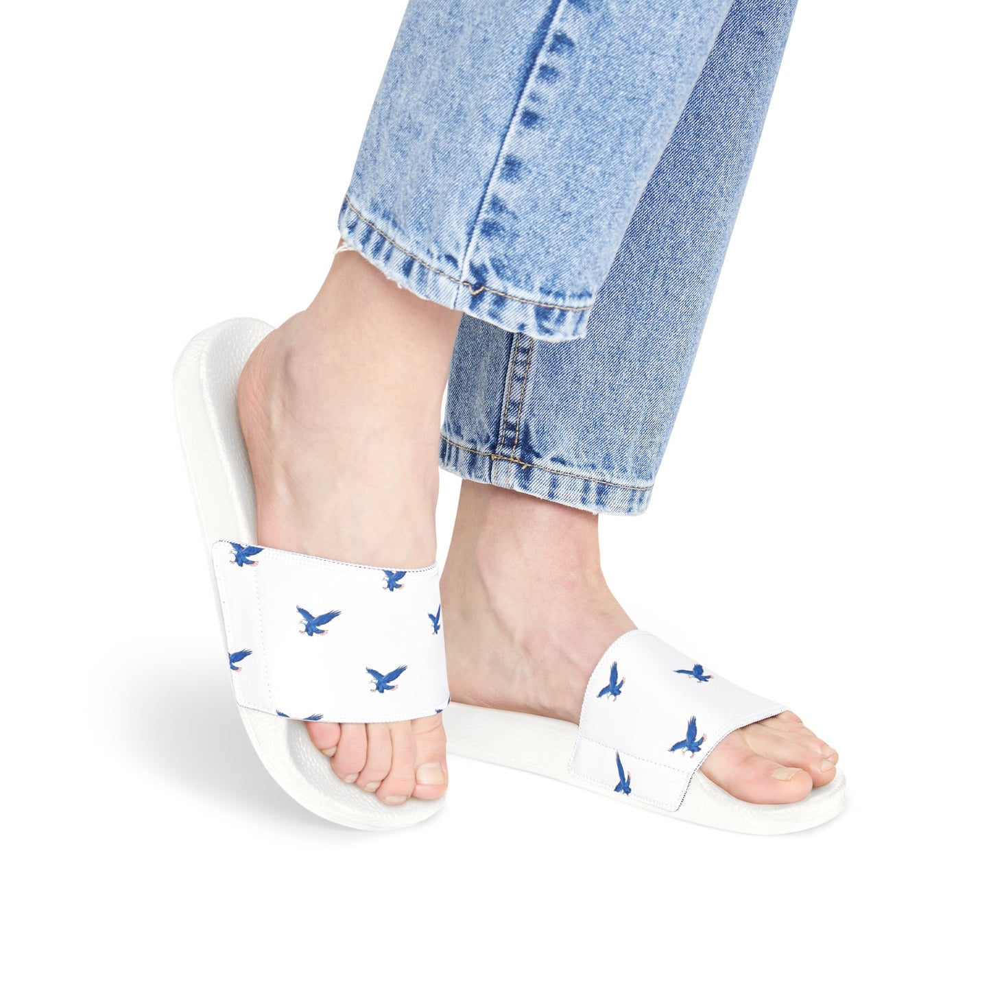 Women's PU Slide Sandals/Bald Eagle