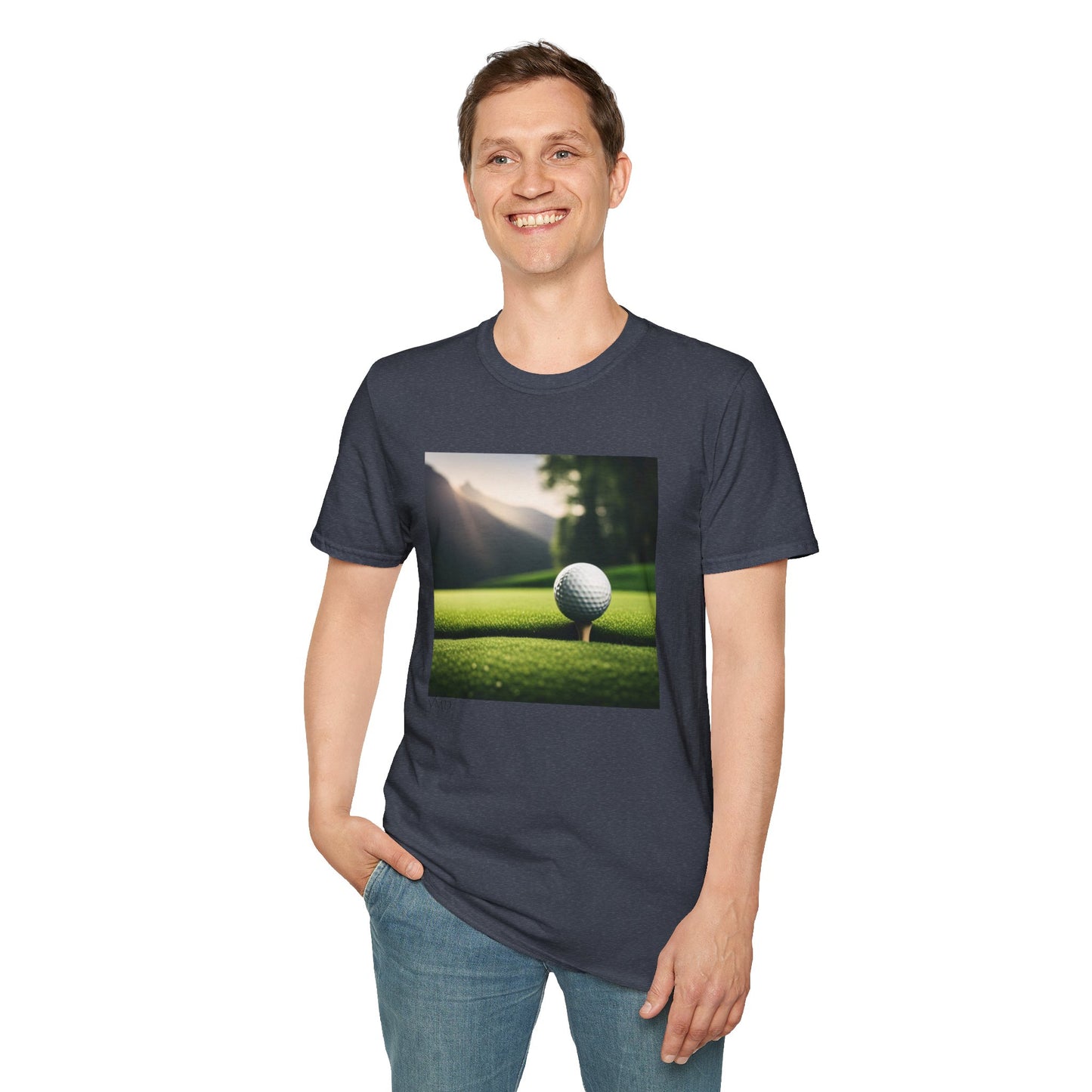 Unisex Softstyle T-Shirt/  Eat, Sleep, Golf