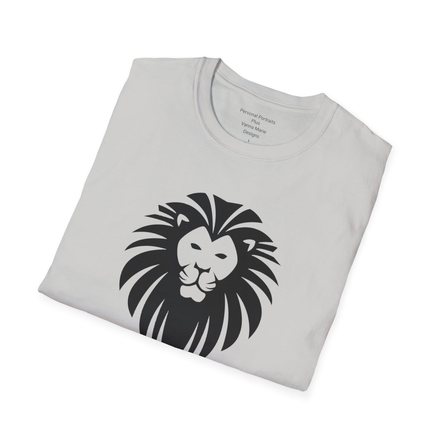 Unisex Softstyle T-Shirt/Yeshua Lion/Black