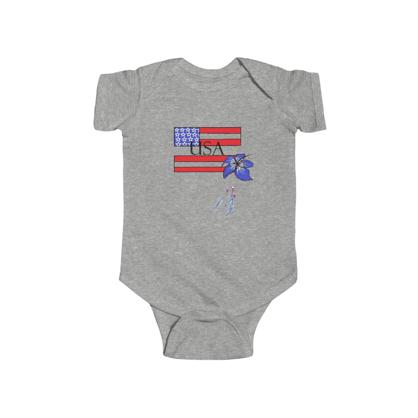 Infant Fine Jersey Bodysuit/USA