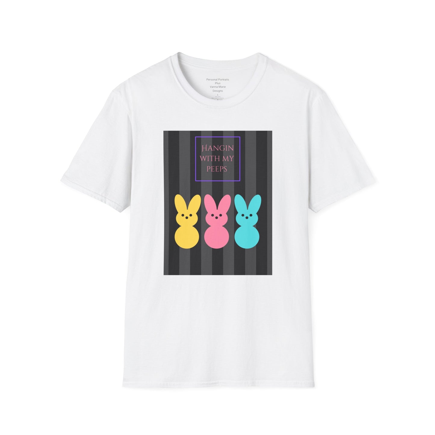 Unisex Softstyle T-Shirt/Easter/Hanging with my Peeps