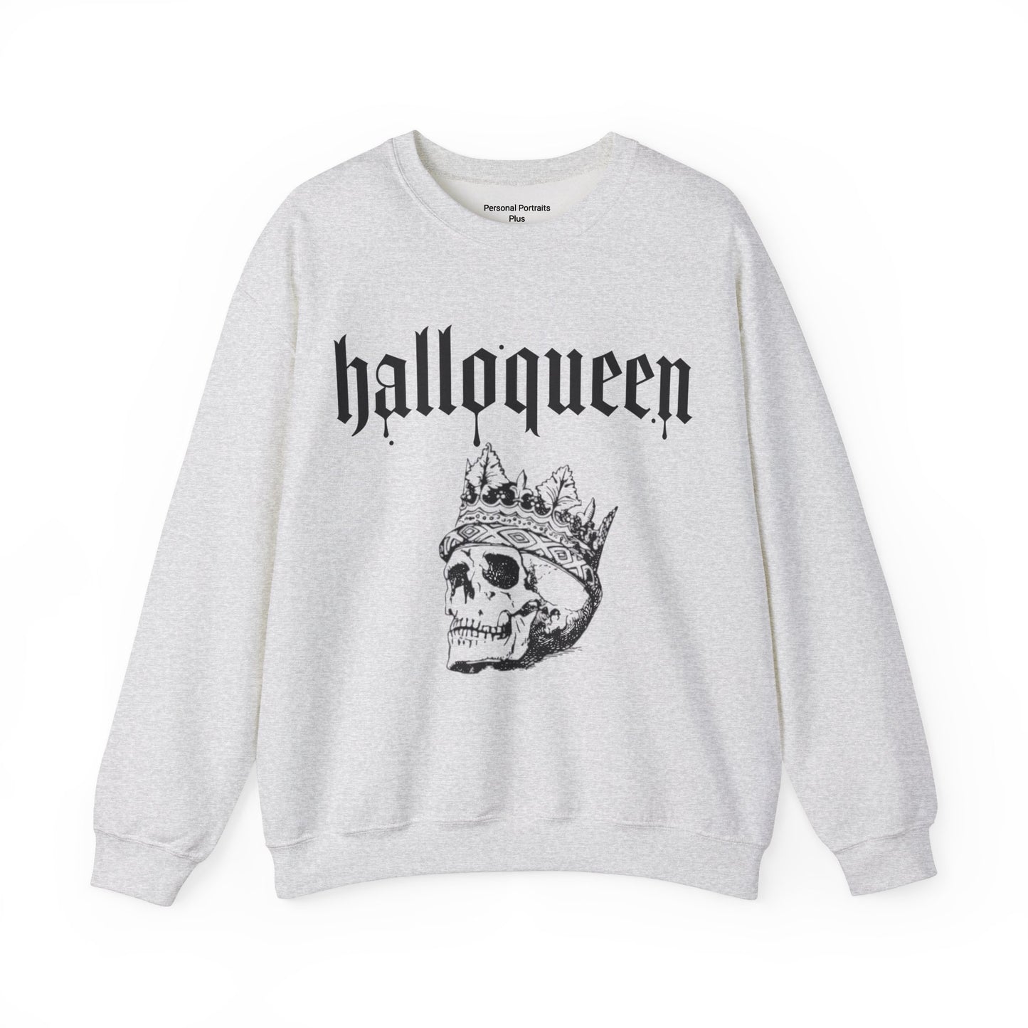 Womans Heavy Blend™ Crewneck Sweatshirt/Halloqueen/Skull