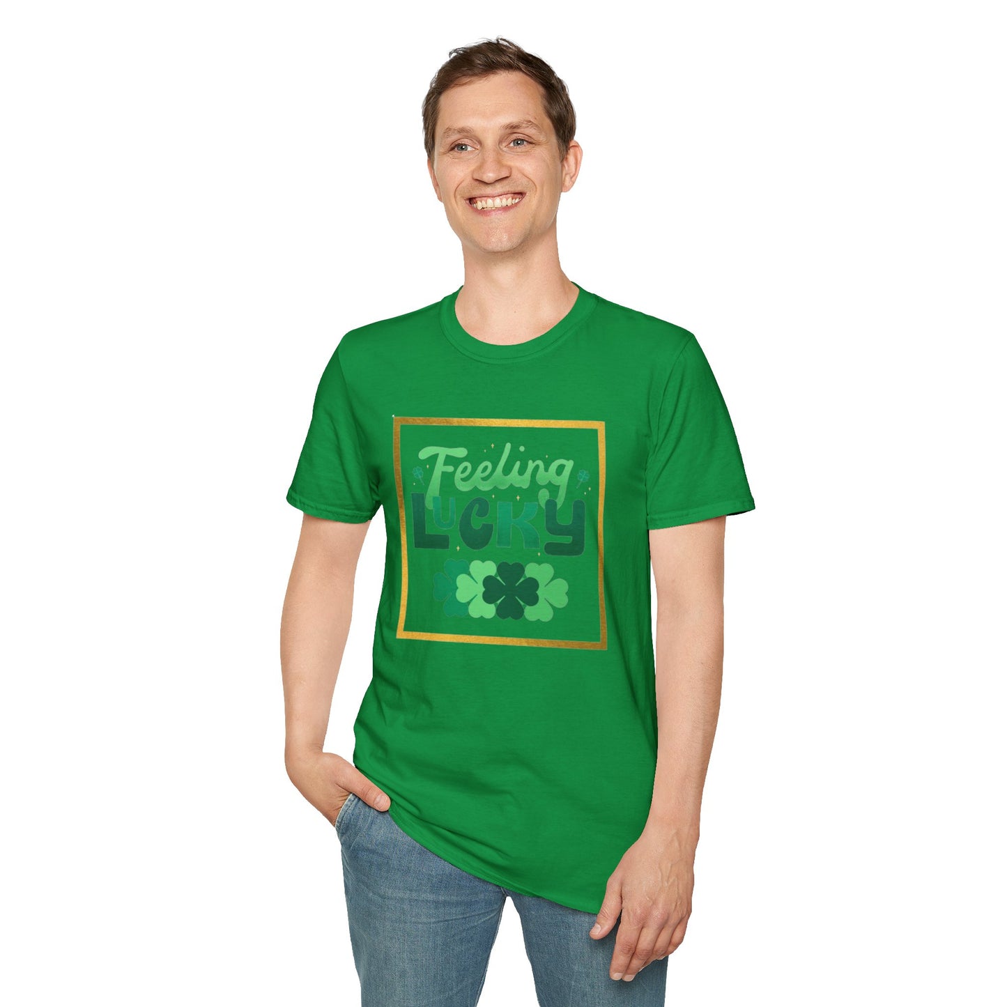 Unisex Softstyle T-Shirt/Feeling Lucky/St. Patrick's Day