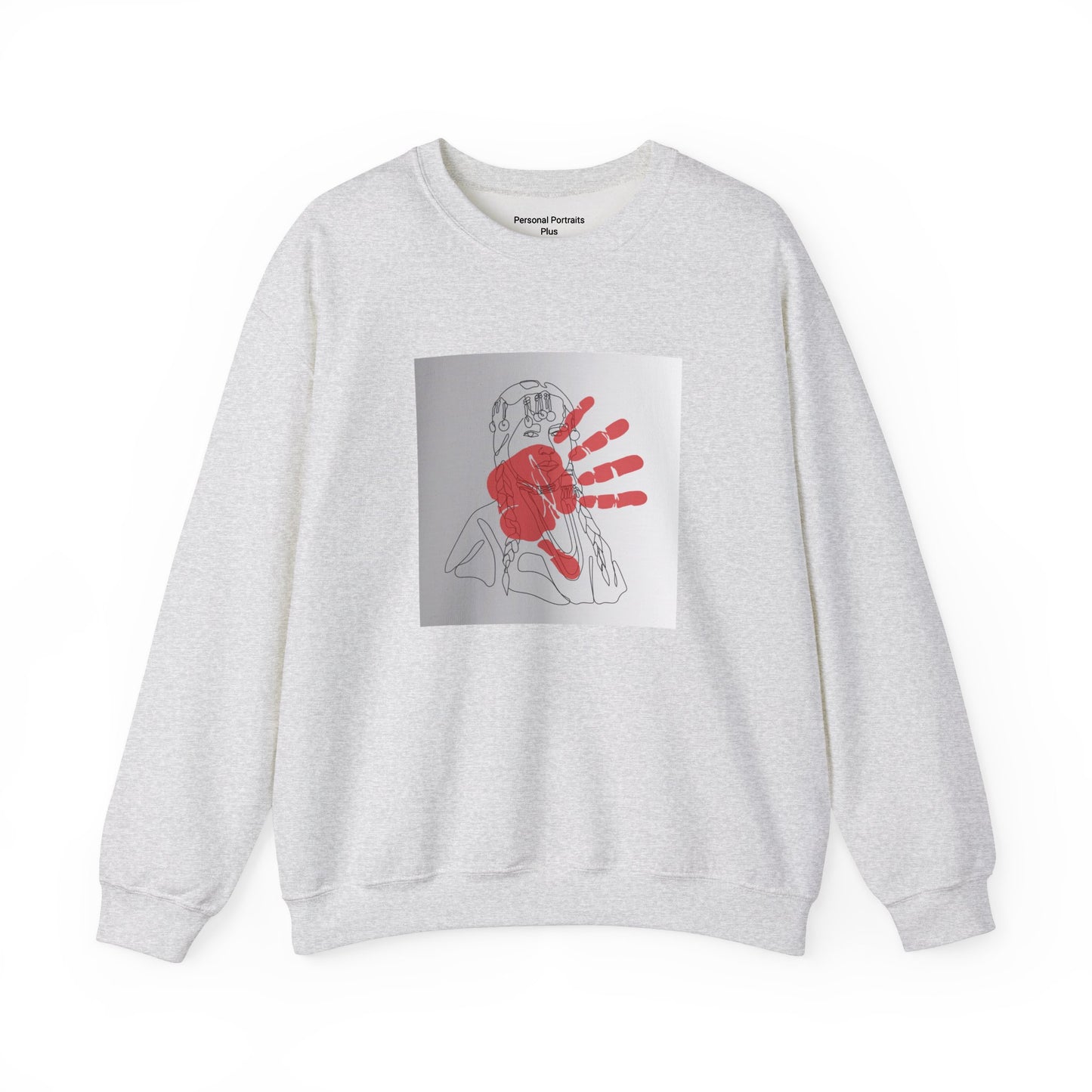 Unisex Heavy Blend™ Crewneck Sweatshirt/Native American/Hand Print/ Spreading Awareness for Indigenous Women