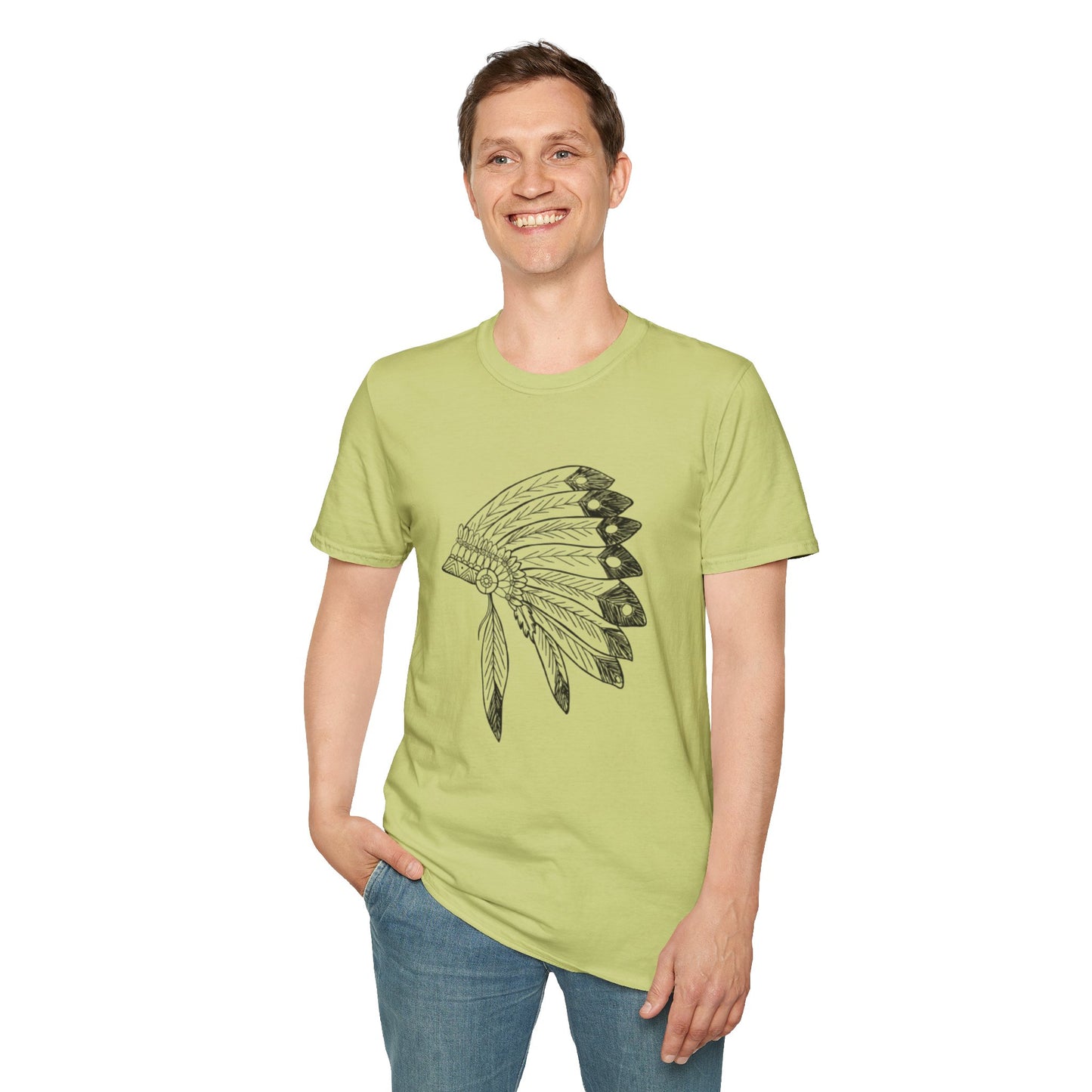 Unisex Softstyle T-Shirt/ Chief Head Dress