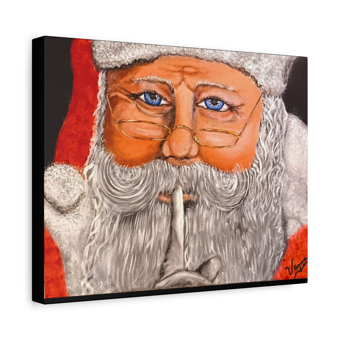 Matte Canvas, Stretched, 1.25/Santa Claus/Holiday