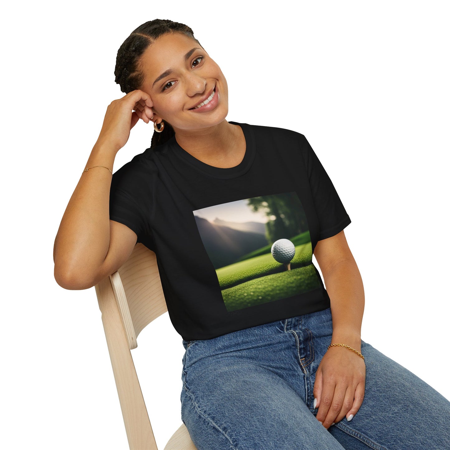 Unisex Softstyle T-Shirt/  Eat, Sleep, Golf