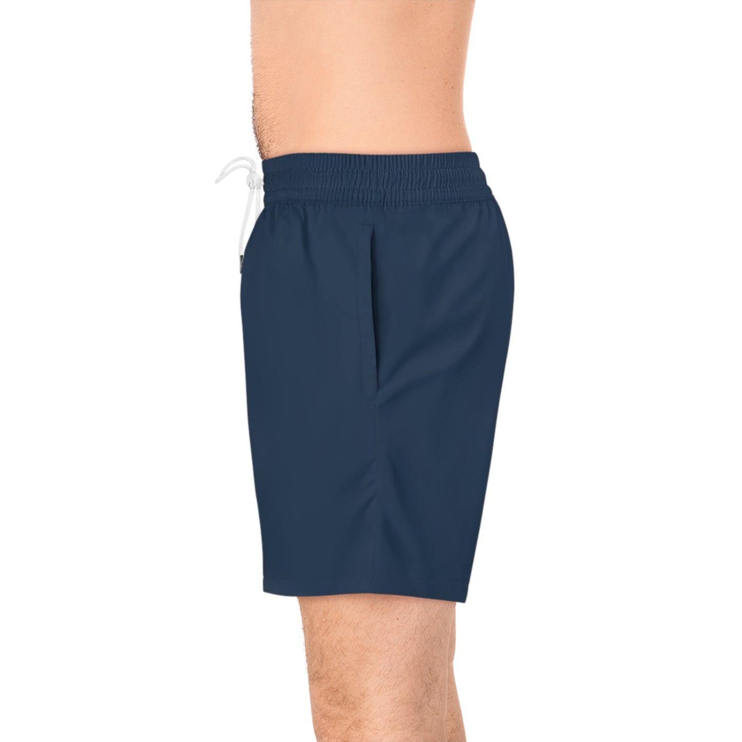 Men's Mid-Length Swim Shorts (AOP)/American/R/W/B