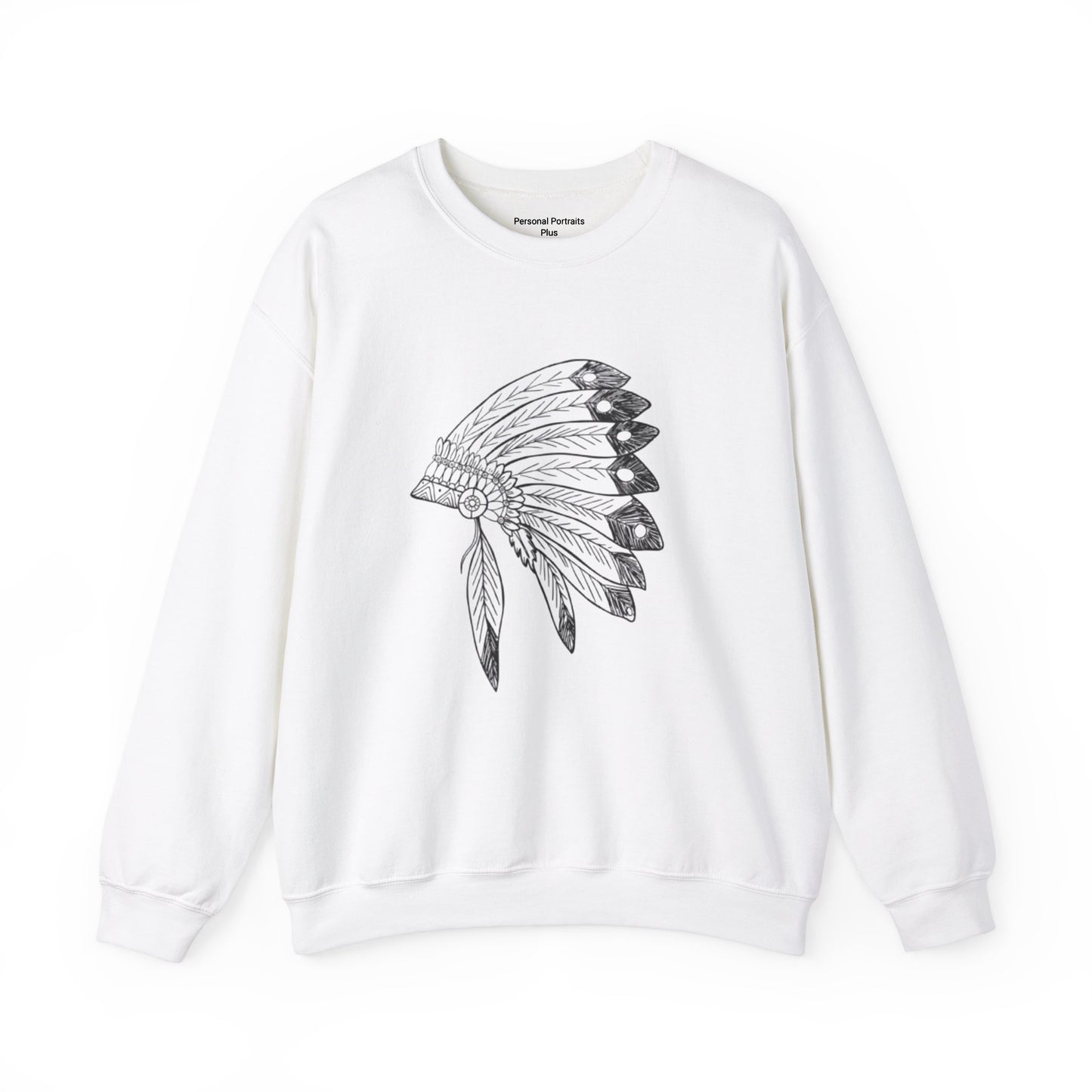 Unisex Heavy Blend™ Crewneck Sweatshirt/Chief Head Dress