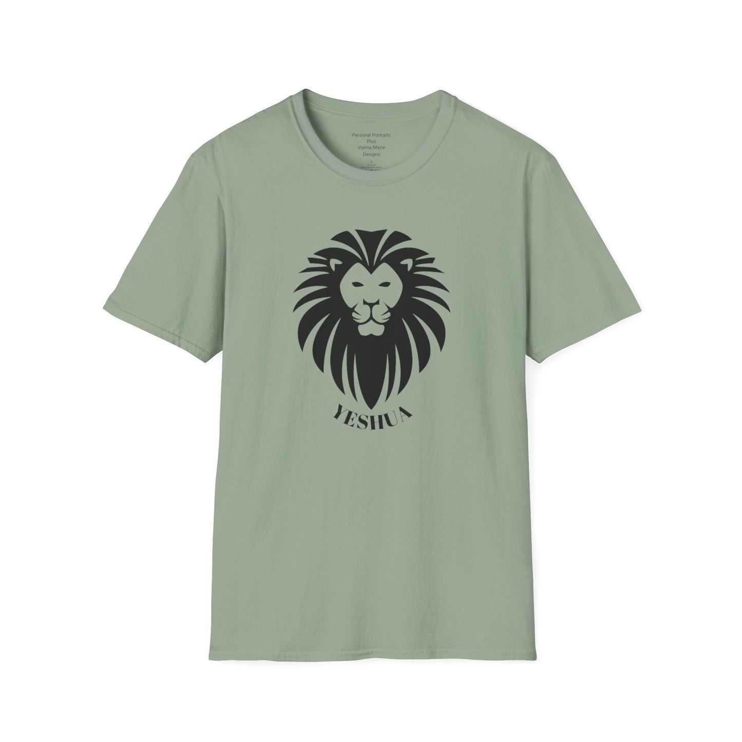 Unisex Softstyle T-Shirt/Yeshua Lion/Black