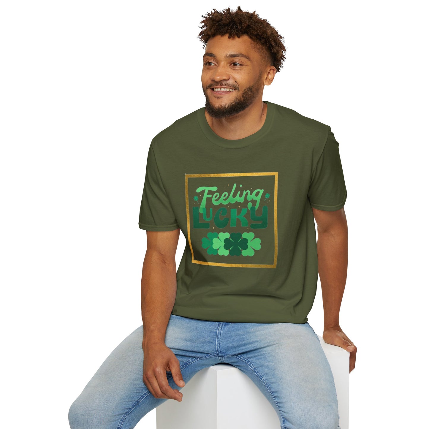 Unisex Softstyle T-Shirt/Feeling Lucky/St. Patrick's Day