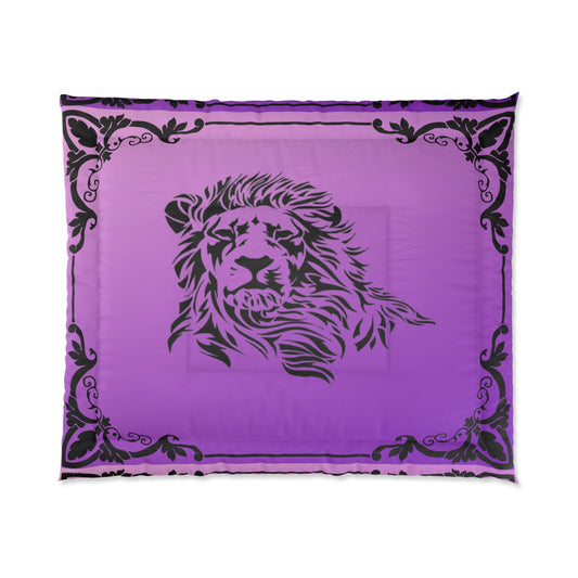 Comforter/Lion/Purple Gradient