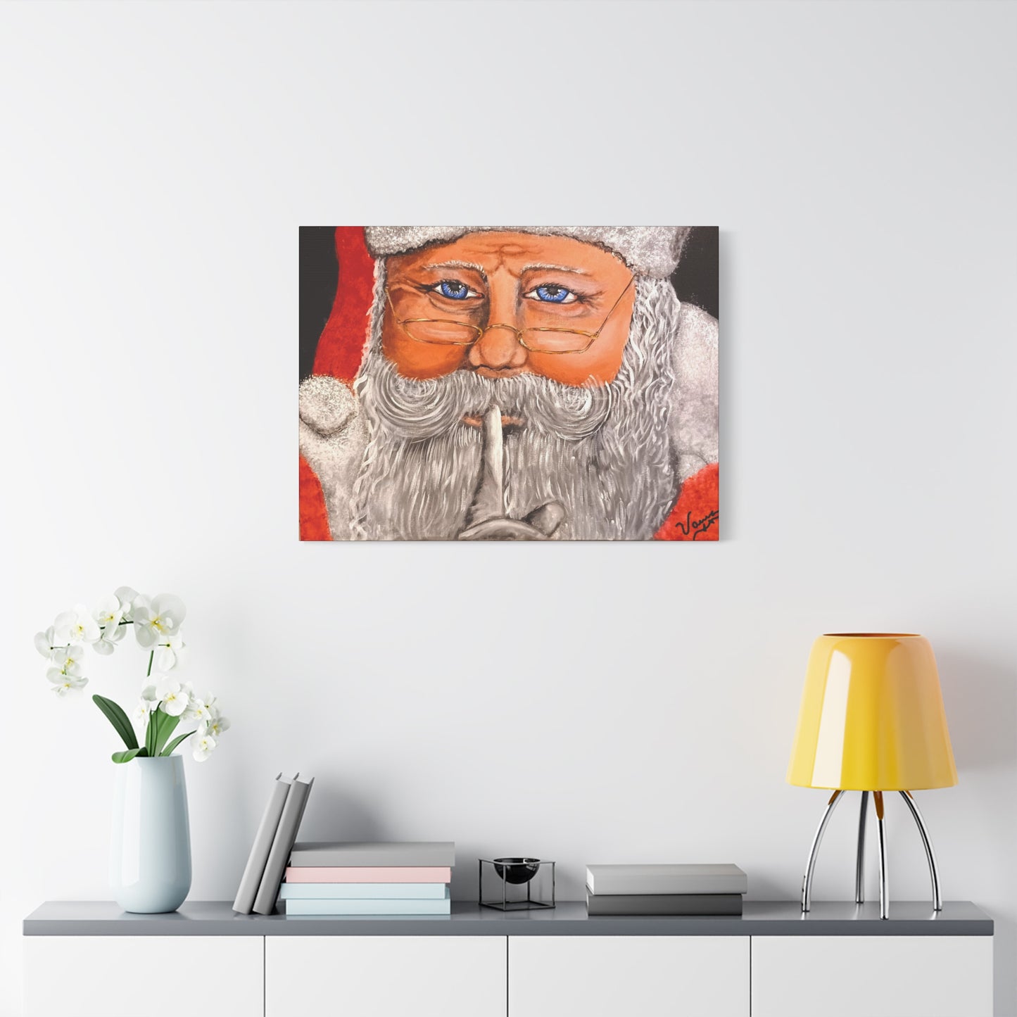 Matte Canvas, Stretched, 1.25/Santa Claus/Holiday