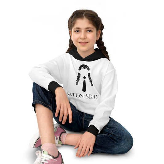 Girls Children's Hoodie (AOP)/ Wednesday/ Halloween