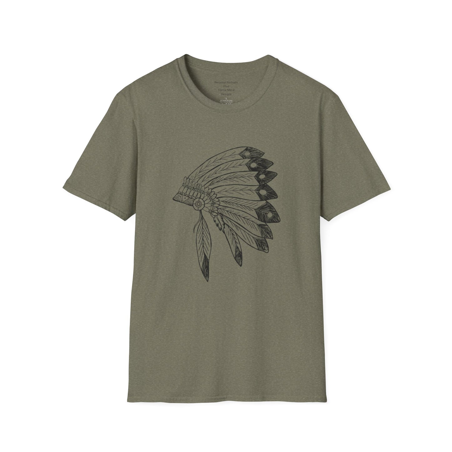 Unisex Softstyle T-Shirt/ Chief Head Dress