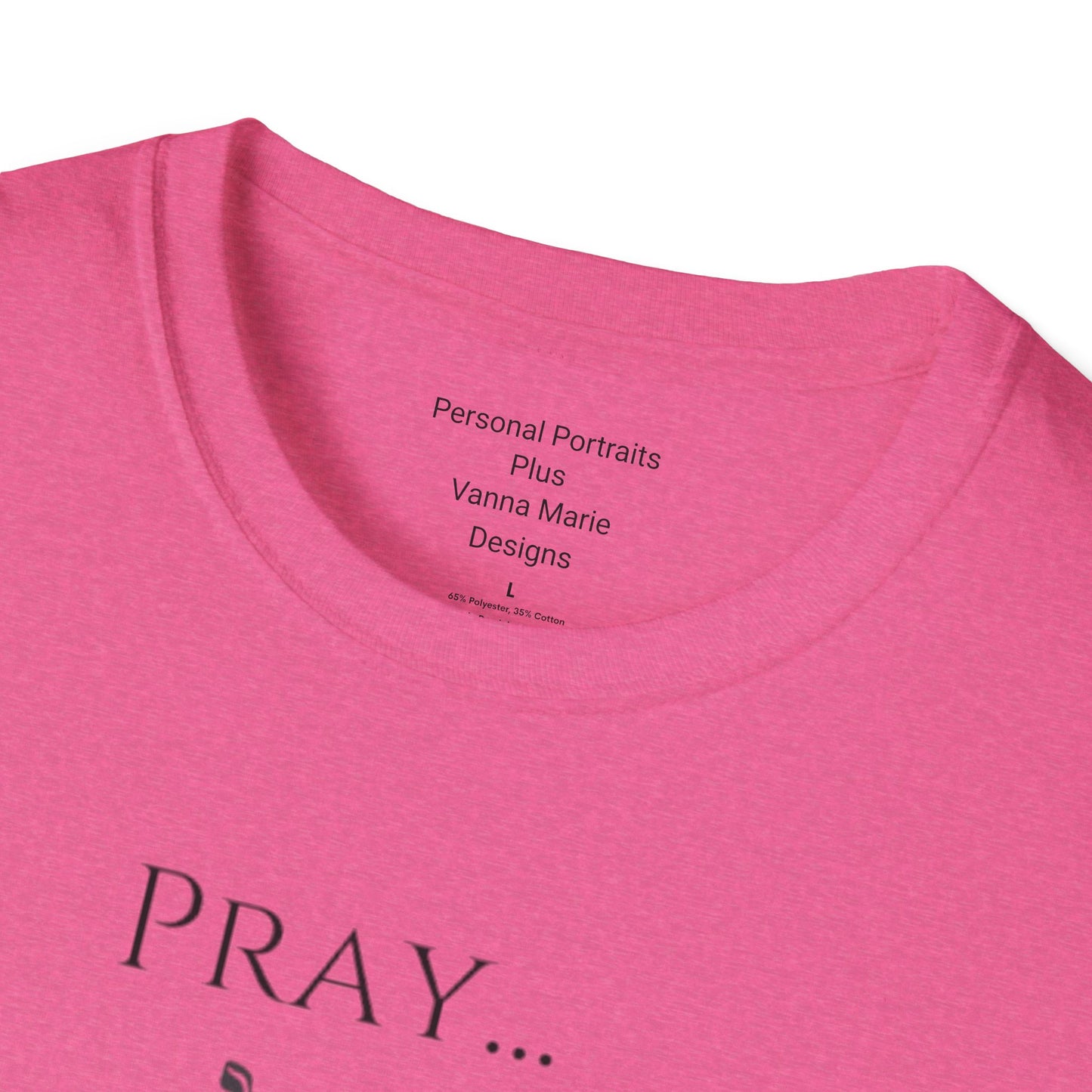 Unisex Softstyle T-Shirt/ Pray It heals/ Skeleton Hands