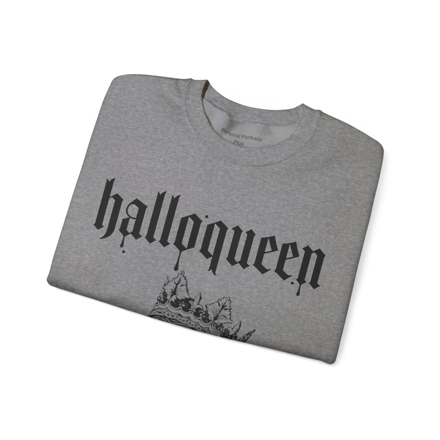 Womans Heavy Blend™ Crewneck Sweatshirt/Halloqueen/Skull