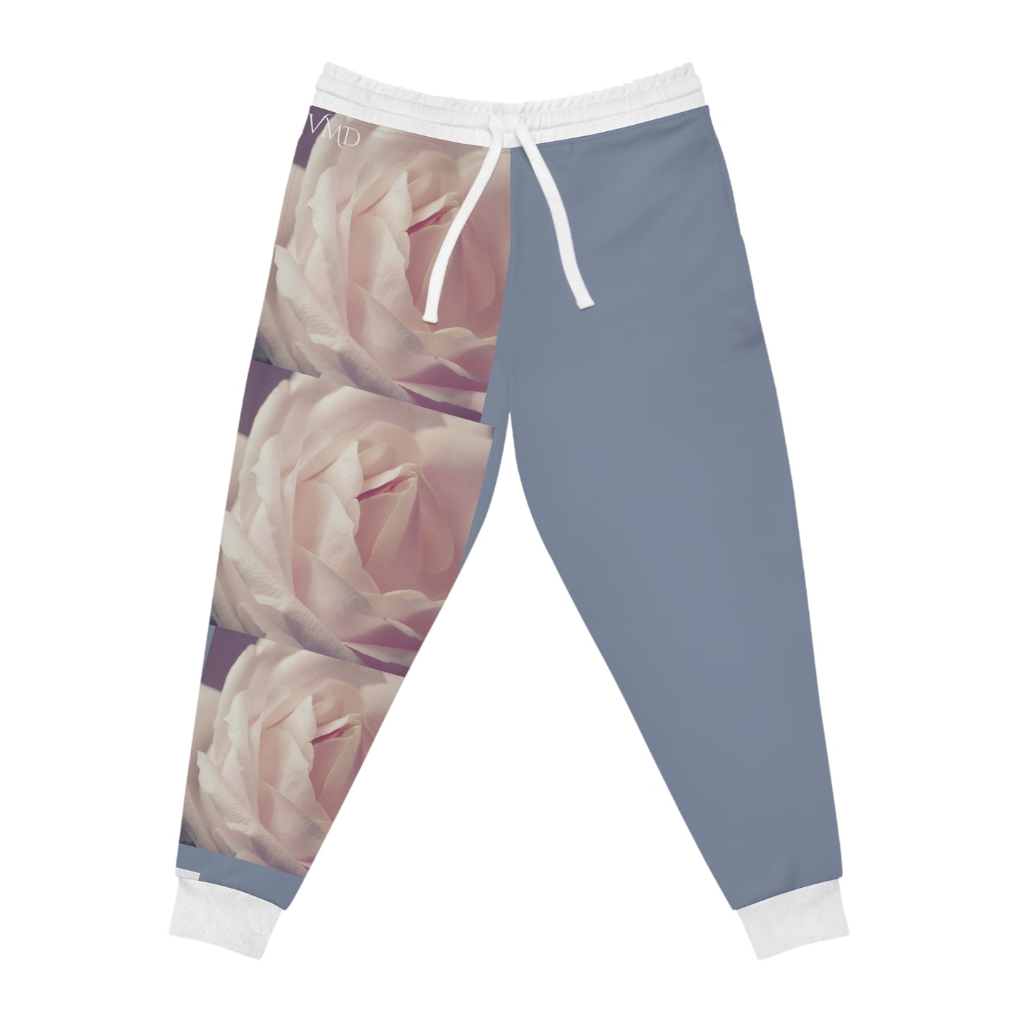 Woman's Athletic Joggers (AOP)/Roses/Gray