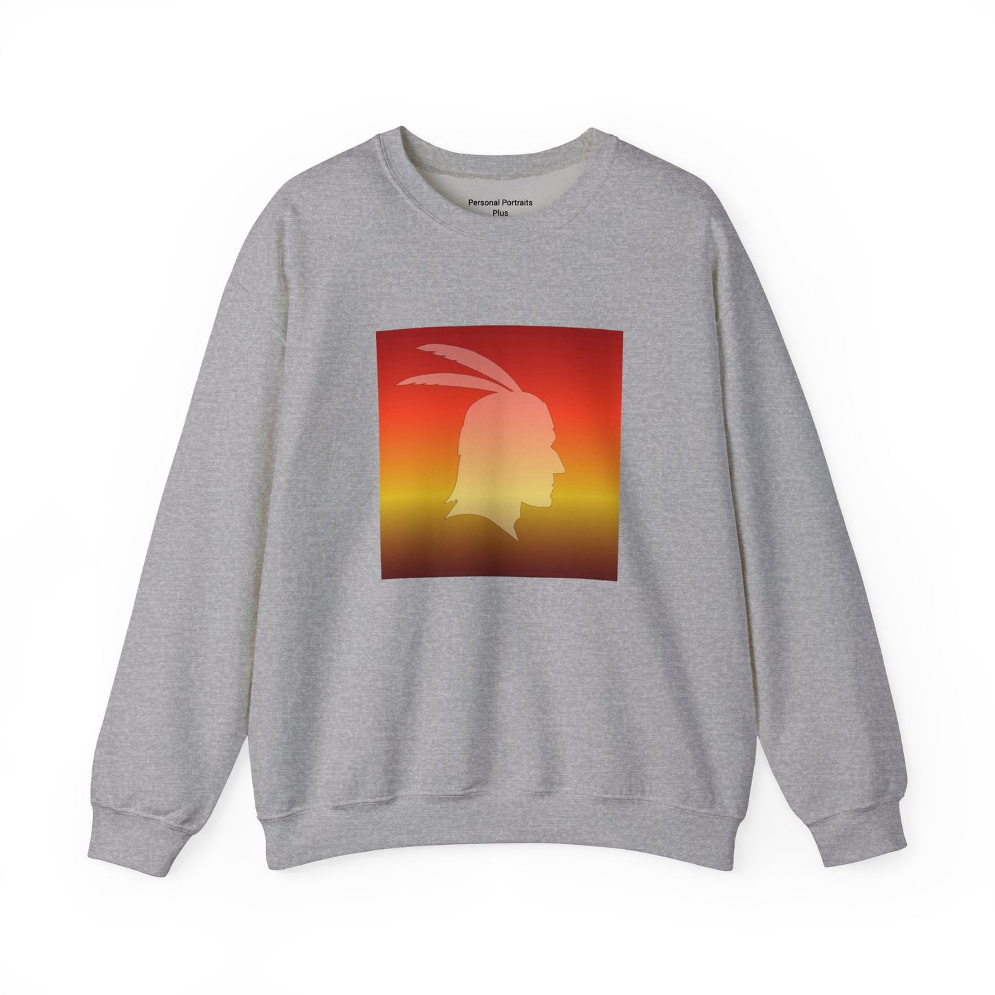 Unisex Heavy Blend™ Crewneck Sweatshirt/Native American/Fall Gradient