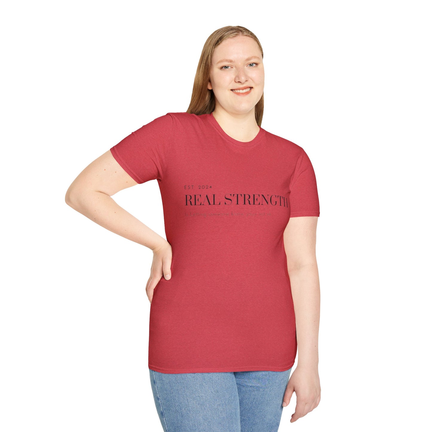 Unisex Softstyle T-Shirt/ Real strength/ Mental awareness