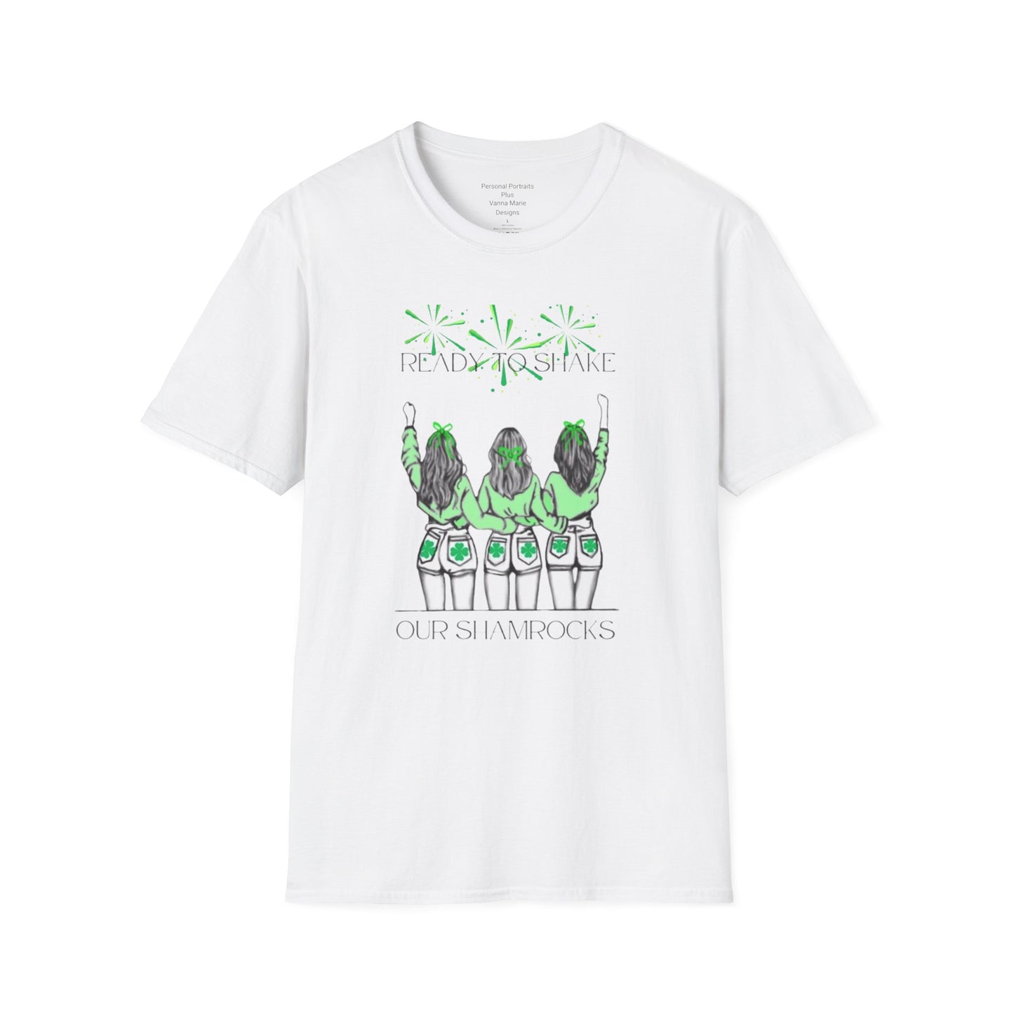 Unisex Softstyle T-Shirt/Ready to shake our shamrock's/St. Patricks Day