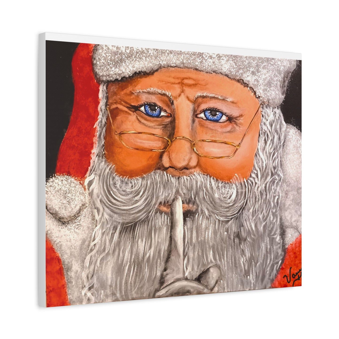 Matte Canvas, Stretched, 1.25/Santa Claus/Holiday