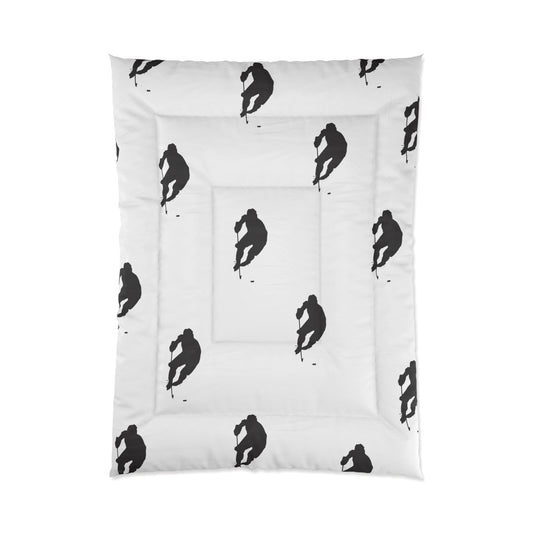 Comforter/Hockey sihloette/Black/White2