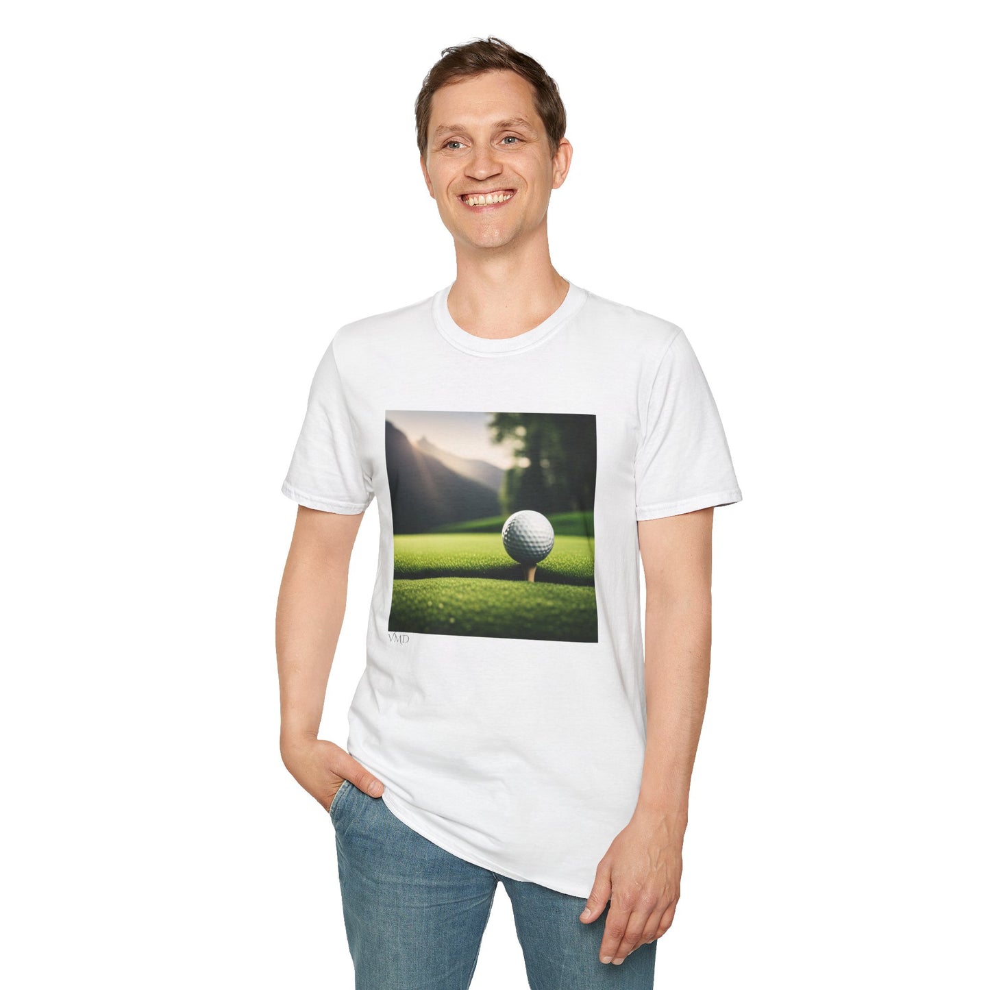 Unisex Softstyle T-Shirt/  Eat, Sleep, Golf