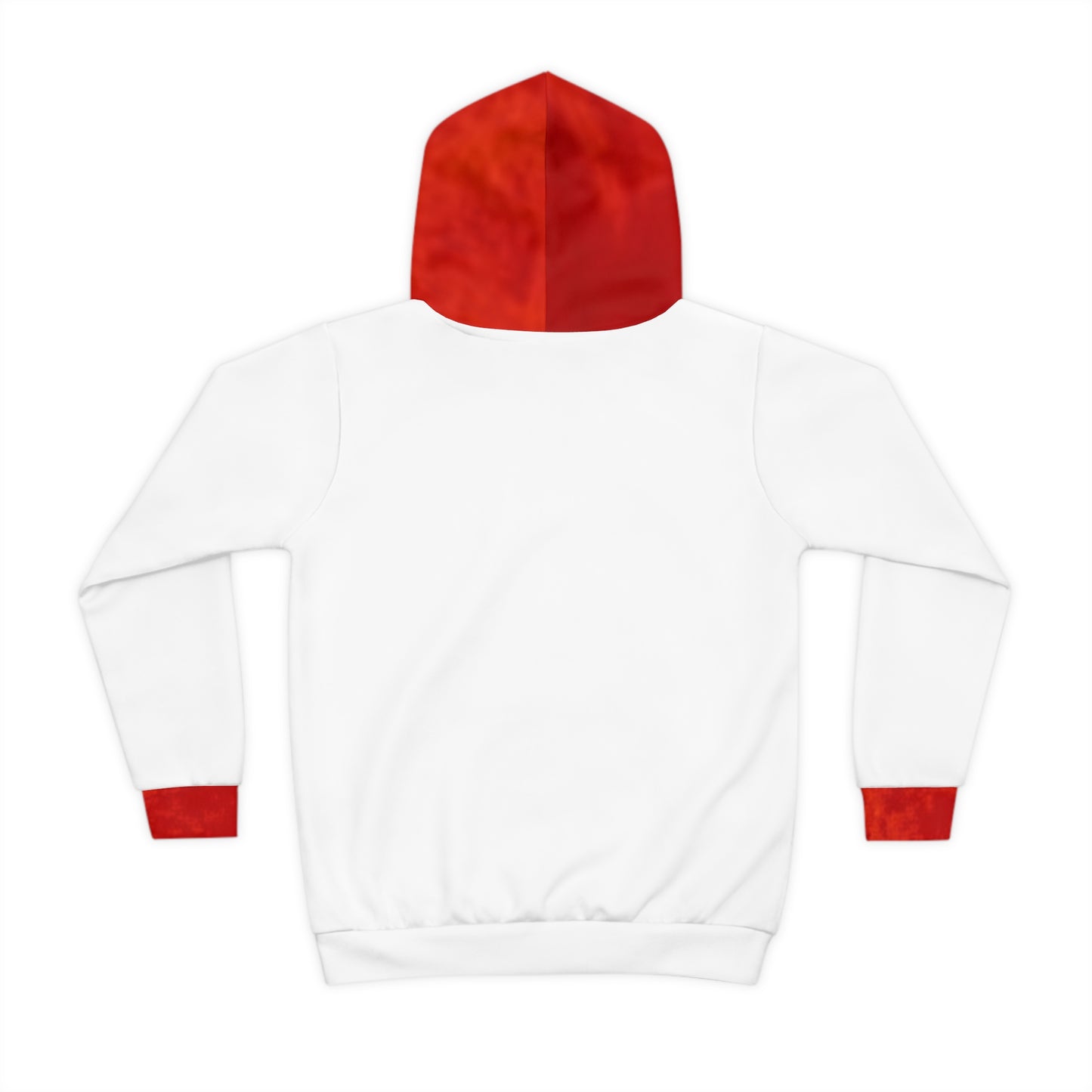 Children's Hoodie (AOP)/Santa/White