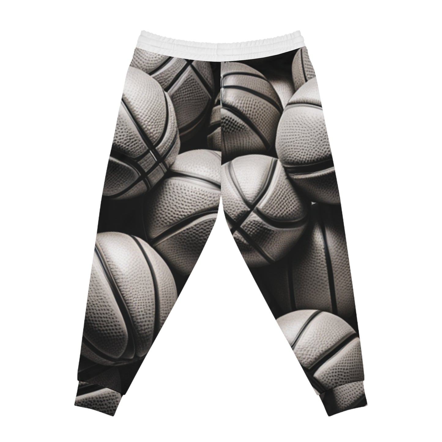 Athletic Joggers (AOP)/Basketballs/Black and White